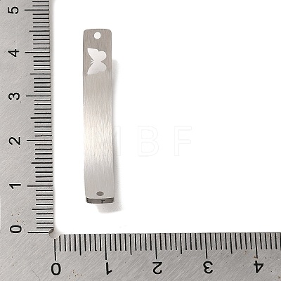 304 Stainless Steel Connector Charms STAS-R117-04P-1