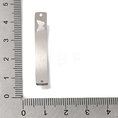 Tarnish Resistant 304 Stainless Steel Connector Charms STAS-R117-04P-1