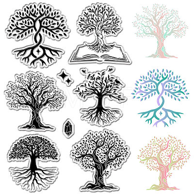 Custom PVC Plastic Clear Stamps DIY-WH0439-0419-1