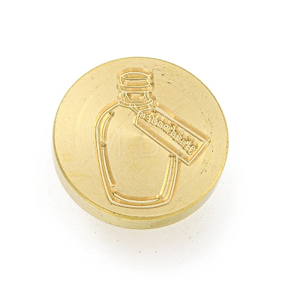 Wax Seal Brass Stamp Head AJEW-G056-01L-1