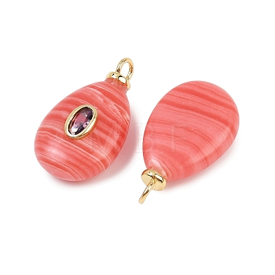 Synthetic Rhodochrosite Pendants KK-B157-42D-05-1