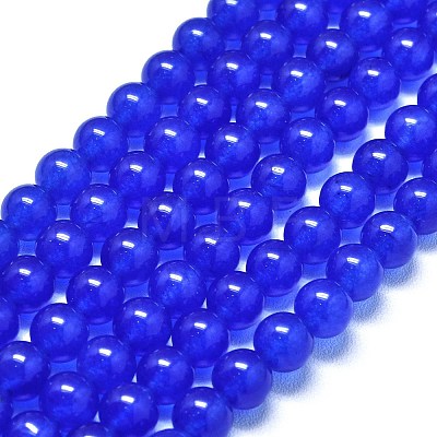 Natural Malaysia Jade Beads Strands G-L645-C01-6mm-19-1
