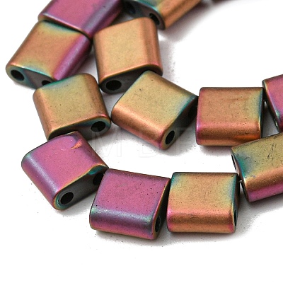 Electroplated Non-magnetic Synthetic Hematite Beads Strands G-C106-A01-09-1