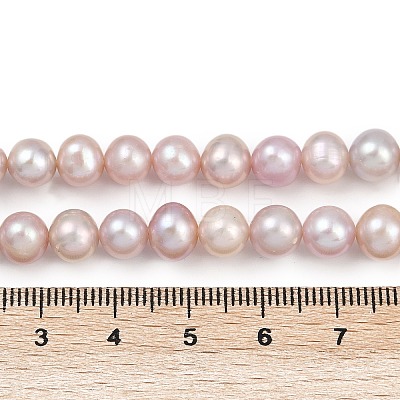 Natural Cultured Freshwater Pearl Beads Strands PEAR-I007-07X-05C-1