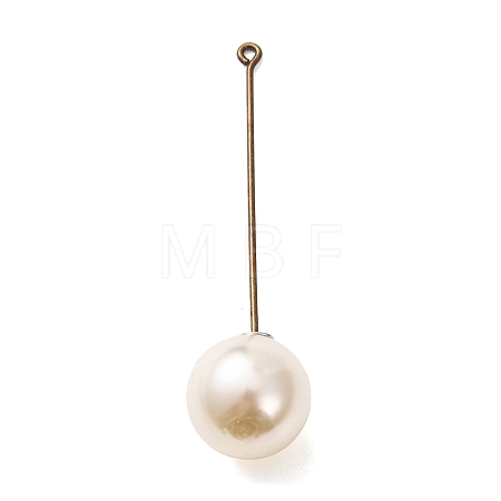 Brass Stick Lapel Pin Clutch Brooch Findings PL-G001-01B-AB-1