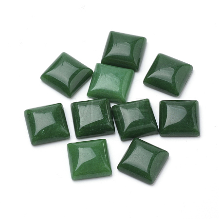 Natural White Jade Cabochons G-Q975-12x12-07-1