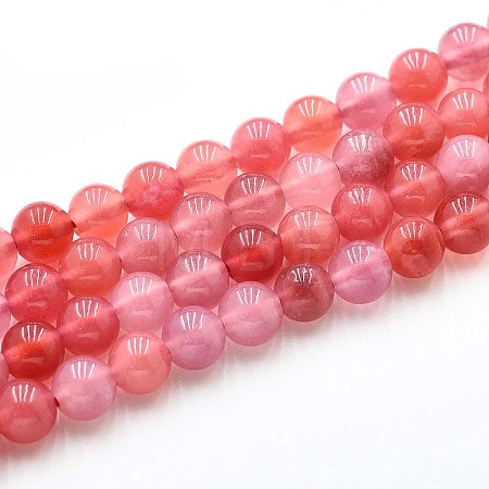Natural Quartz Beads Strands X-G-N355-6mm-24-1
