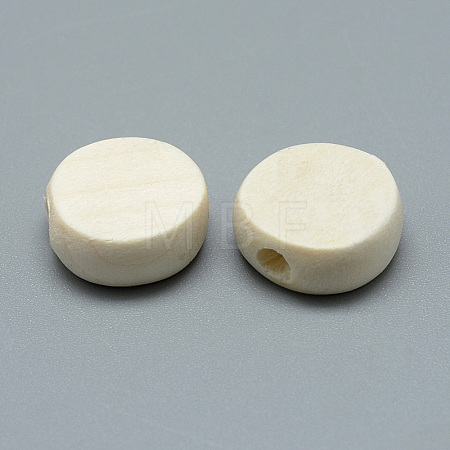 Unfinished Wood Beads WOOD-S036-05-1