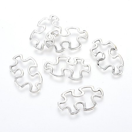 Tibetan Style Alloy Linking Rings X-TIBE-3558-AS-LF-1