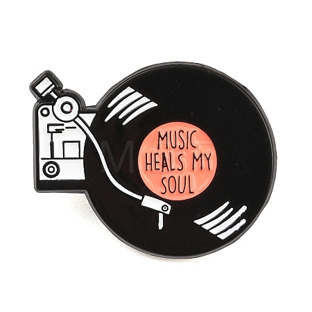 Music Heals My Soul  Enamel Brooches JEWB-I062-01EB-01-1