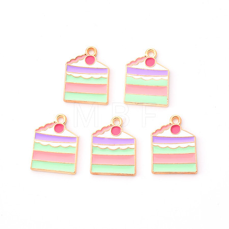 Alloy Enamel Pendants X-ENAM-R058-05-1