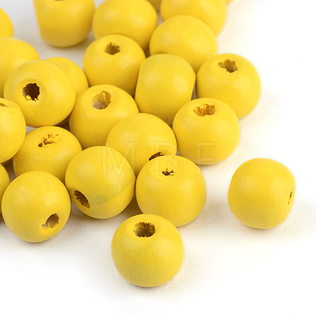 Natural Wood Beads WOOD-S662-9x10mm-A08-1