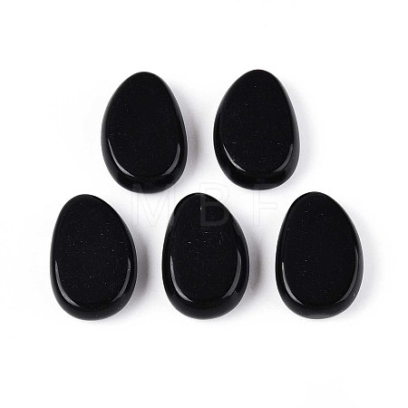 Natural Obsidian Pendants G-N349-08A-1