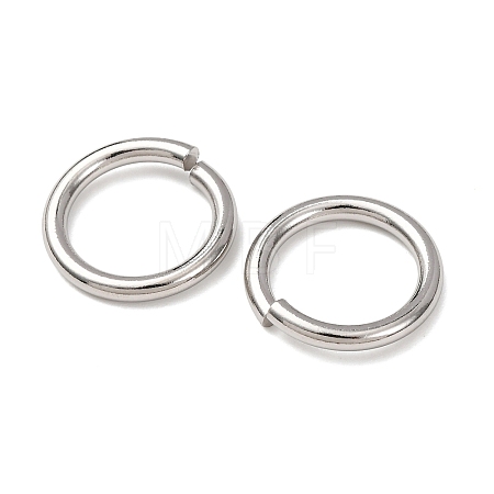 Tarnish Resistant 304 Stainless Steel Open Jump Rings STAS-R065-41-1