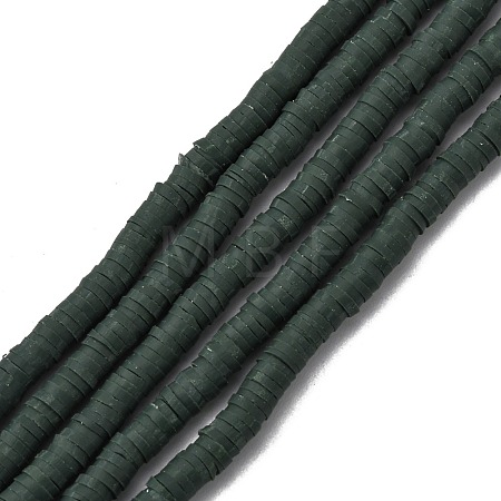 Handmade Polymer Clay Beads Strands CLAY-R089-4mm-Q081-1
