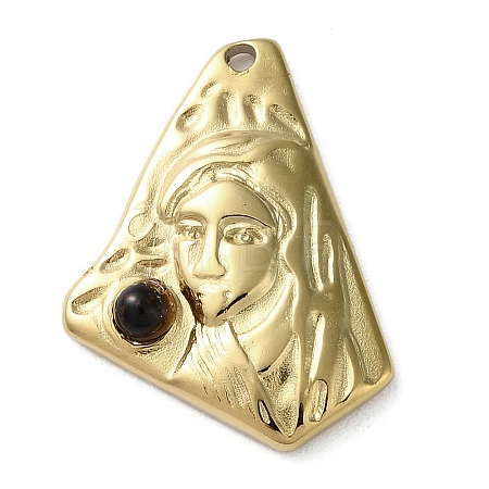 PVD Vacuum Plating 316 Stainless Steel Pendants STAS-C090-07G-02-1