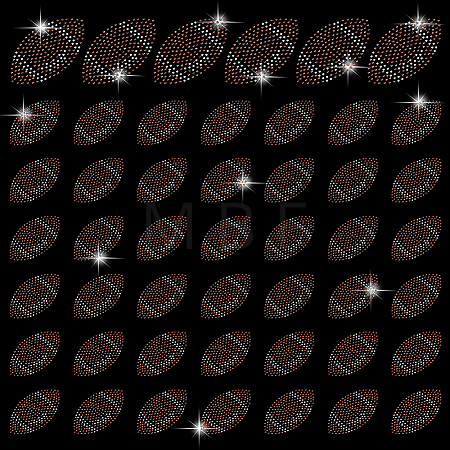 Glass Hotfix Rhinestone DIY-WH0622-654C-1