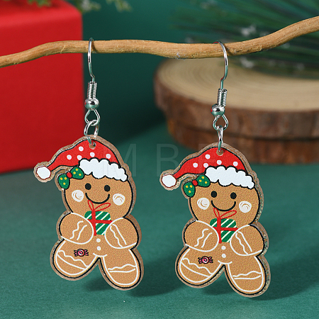 Christmas Acrylic Dangle Earrings ZV5552-7-1