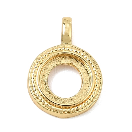 Brass Pendant Cabochon Settings KK-CBA968C-03G-05-1