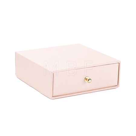 Square Paper Drawer Jewelry Set Box CON-C011-03B-05-1