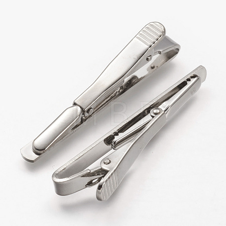 Brass Tie Clips X-KK-F679-01P-1