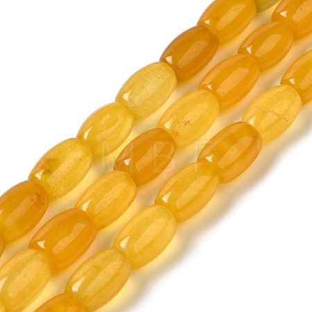 Natural Dyed White Jade Beads Strands G-M402-A01-02-1