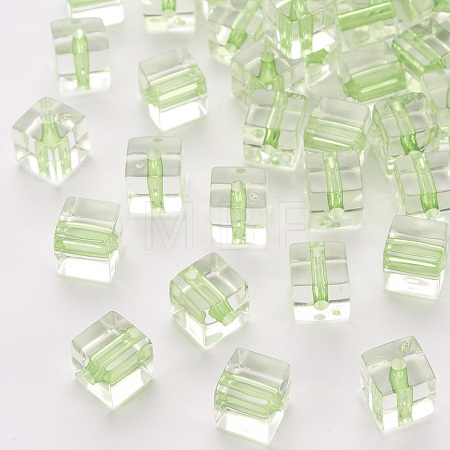 Transparent Acrylic Beads TACR-S154-12A-83-1