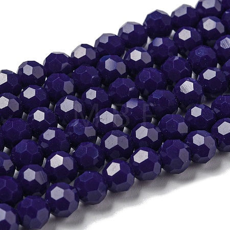 Opaque Glass Beads Stands EGLA-A035-P6mm-D09-1