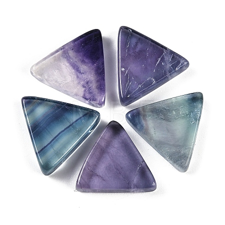 Natural Colorful Fluorite Cabochons G-I370-01-1