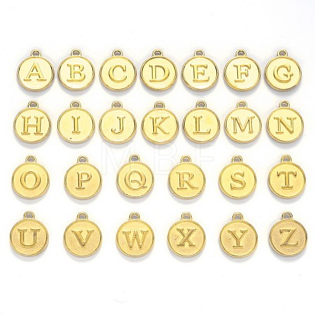Alloy Pendant Cabochon Settings For Enamel PALLOY-YW0001-10KCG-1