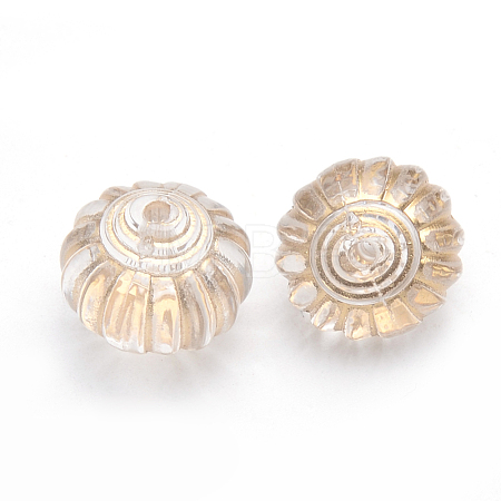 Plating Acrylic Beads PACR-S219-03-1