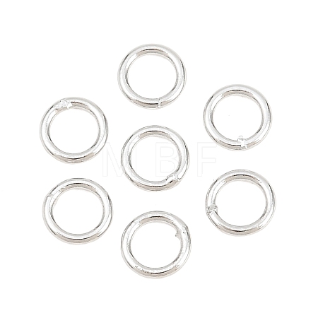 Brass Closed Jump Rings KK-D257-01P-03-1