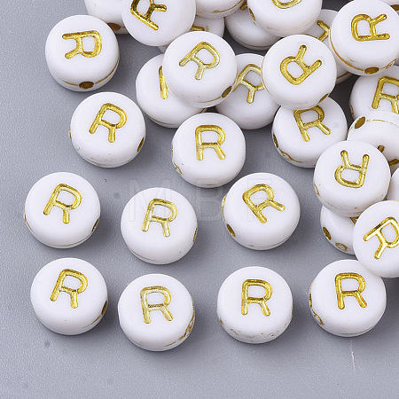 Plating Acrylic Beads X-PACR-R242-01R-1