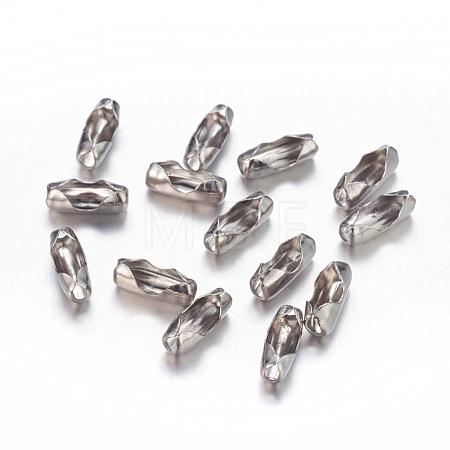 Tarnish Resistant 304 Stainless Steel Ball Chain Connectors X-STAS-R055-10-1
