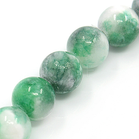 Natural Persian Jade Beads Strands G-D434-6mm-28-1