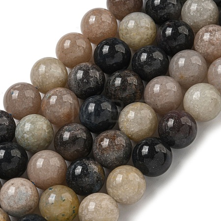 Natural Scorzalite Beads Strands G-B099-C04-04-1
