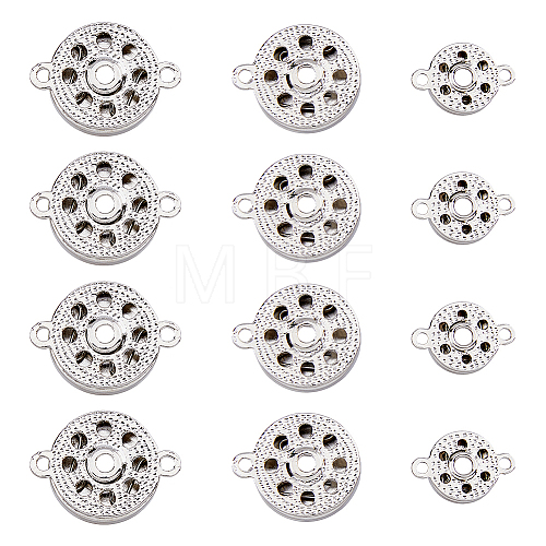 18Pcs 3 Style Alloy Snap Button FIND-FH0006-36-1