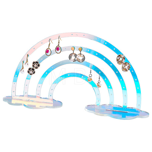 Acrylic Earring Display Stands EDIS-WH0016-14-1
