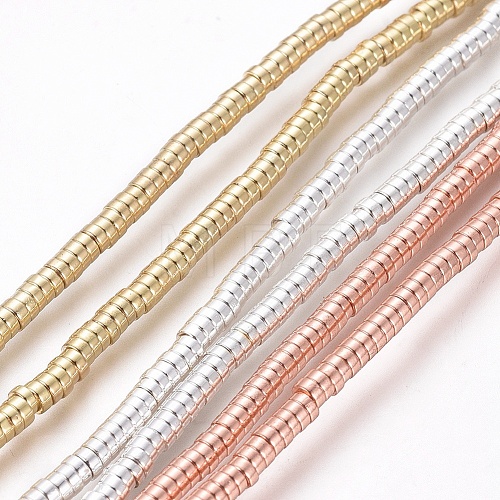 Electroplated Non-magnetic Synthetic Hematite Beads Strands G-G826-09-2mm-1