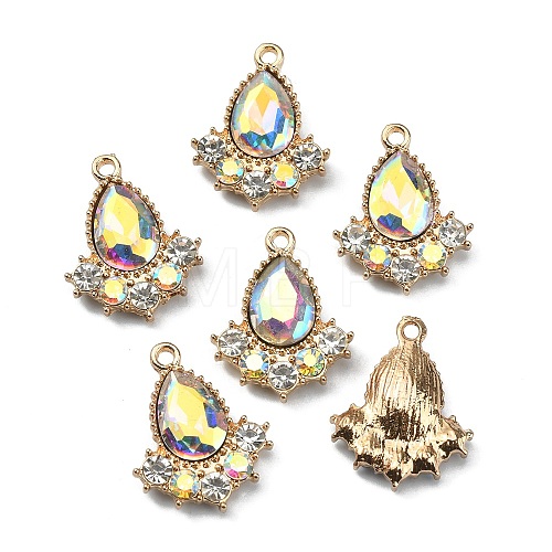 Glass Rhinestone Pendants FIND-TAC0017-07LG-08-1