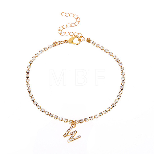 Fashionable and Creative Rhinestone Anklet Bracelets DA6716-23-1