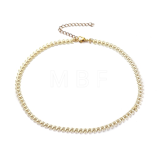 Brass Cobs Chains Necklaces X-NJEW-JN02637-1
