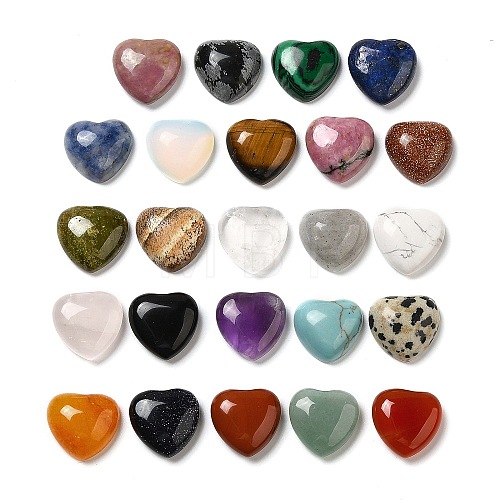 Natural & Synthetic Mixed Gemstone Cabochons G-F776-02A-1