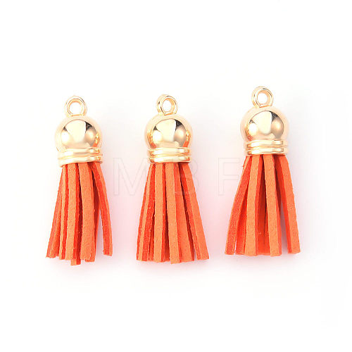 Faux Suede Tassel Pendant Decorations X-FIND-R095-013LG-1