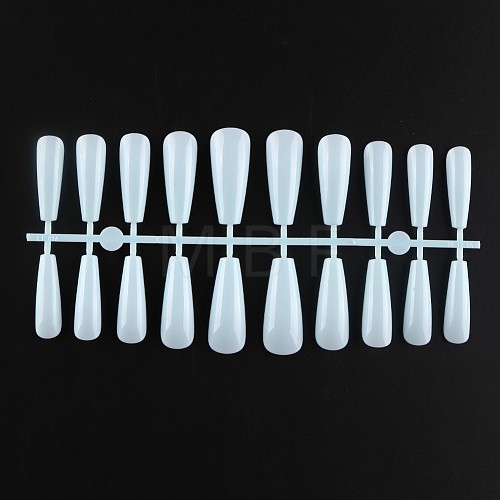 Solid Color Plastic Seamless Toe False Nail MRMJ-R106-TBL013-1