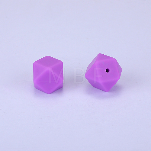 Hexagonal Silicone Beads SI-JX0020A-04-1