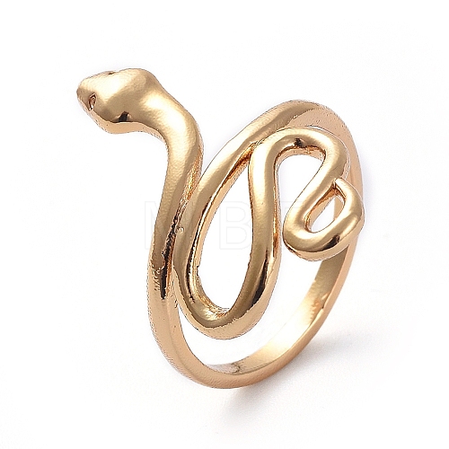 Adjustable Brass Cuff Rings X-RJEW-G096-32G-1