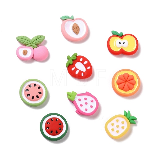 Opaque Resin Cabochons CRES-M010-15-1