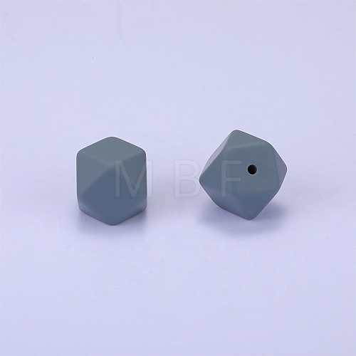 Hexagonal Silicone Beads SI-JX0020A-10-1