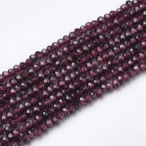 Natural Garnet Beads Strands G-R362-06-1